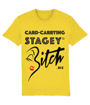 THE CARD-CARRYING STAGEY BITCH TEE (PALE)