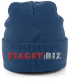THE STAGEY.BIZ CUFFED BEANIE (DARK)