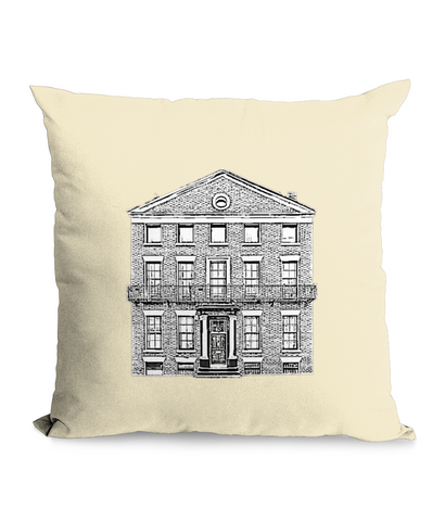 Rodney Street Natural Throw Cushion