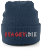 THE STAGEY.BIZ CUFFED BEANIE (DARK)