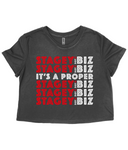 THE PROPER STAGEY.BIZ FLOWY CROP (DARK)