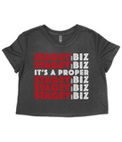 THE PROPER STAGEY.BIZ FLOWY CROP (DARK)