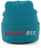 THE STAGEY.BIZ CUFFED BEANIE (DARK)