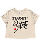 THE STAGEY BITCH FLOWY CROP (PALE)