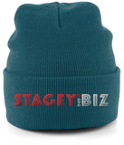 THE STAGEY.BIZ CUFFED BEANIE (DARK)