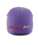 THE STAGEY.BIZ PULL ON BEANIE (DARK)