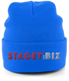 THE STAGEY.BIZ CUFFED BEANIE (DARK)