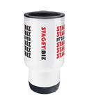 THE PROPER DOUBLE STAGEY.BIZ TRAVEL MUG