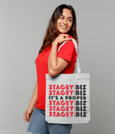 THE ORGANIC PROPER STAGEY DOT BIZ REHEARSAL TOTE (PALE)