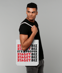 THE ORGANIC PROPER STAGEY DOT BIZ REHEARSAL TOTE (PALE)