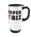 THE PROPER STAGEY.BIZ TRAVEL MUG