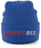THE STAGEY.BIZ CUFFED BEANIE (DARK)