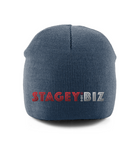 THE STAGEY.BIZ PULL ON BEANIE (DARK)