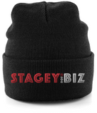 THE STAGEY.BIZ CUFFED BEANIE (DARK)